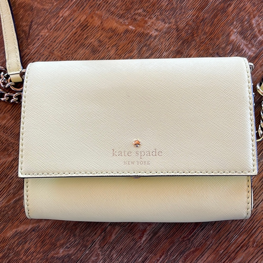 Yellow Kate spade purse